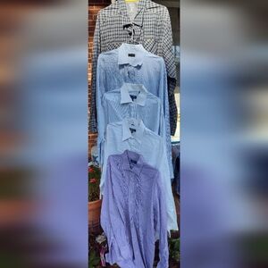 Men's Multi-Color Checkered and Striped Shirts